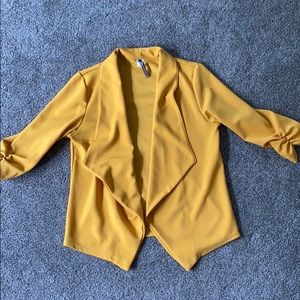 Mustard cardigan